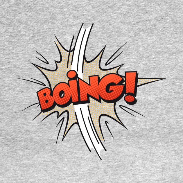 Boing Comic Book Text by JunkyDotCom